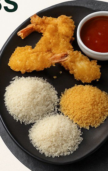 Japanese panko bread crumbs